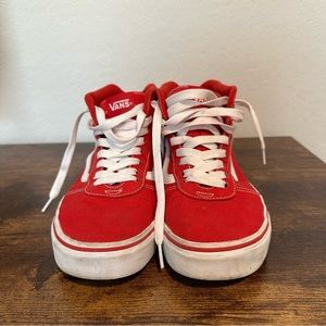Vans Red Sk8 Hi (high top)